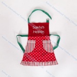 Eco-Friendly Cotton Embroidery Christmas Kitchen Cooking Promotion Kids Apron